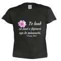 Tricou negru copii, Te lau ca sunt o faptura asa de minunata